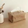 Creative Home Living Room Dining Table Tissue Boxes Cotton Linen Cloth Art Tissue Box Simple Paper Box Storage Bag Home Supplies