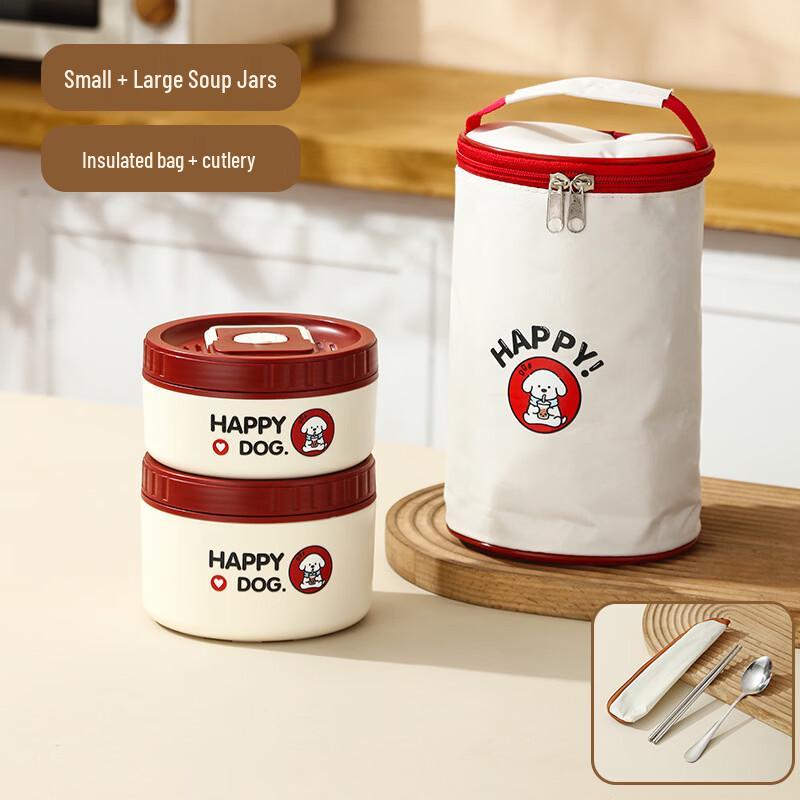 

ZISIZ Stainless Steel Portable Insulated Lunch Box