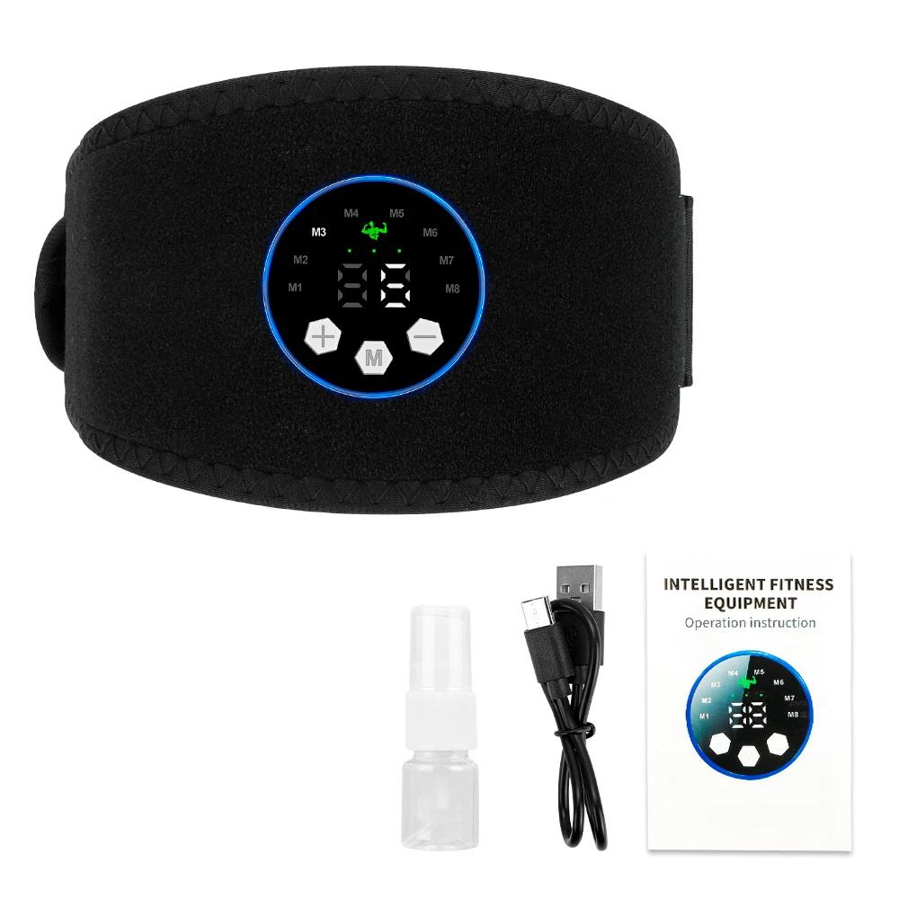 

Smart EMS Muscle Stimulator Trainer Arm Leg Toning Belt Muscle Toner Body Slimming Weight Loss Home Gym Fitness Equiment чёрный