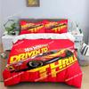 3D Fashion Cartoon Hot W-Wheels Print Bedding Sets Bed Supplies Set Duvet Cover Bed Comforter Set Bedding Set Luxury Gift