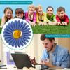 Flower Fidget Spinner 3D Printed Spring Flower Fidget Toy Stress-Relief Flower Spinner