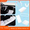 For Tesla Model Y YL Juniper Model 3 Highland 2026 Console & Armrest Storage Box ABS Non-slip Mat Cup Holder Box Accessories