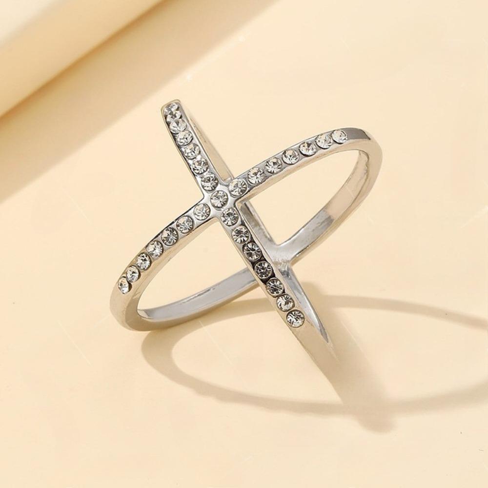 Simple Temperament Shining Rhinestone Gold Color Geometry Brooches Silk Scarf Buckle Shawl Buckle for Women Exquisite Jewelry