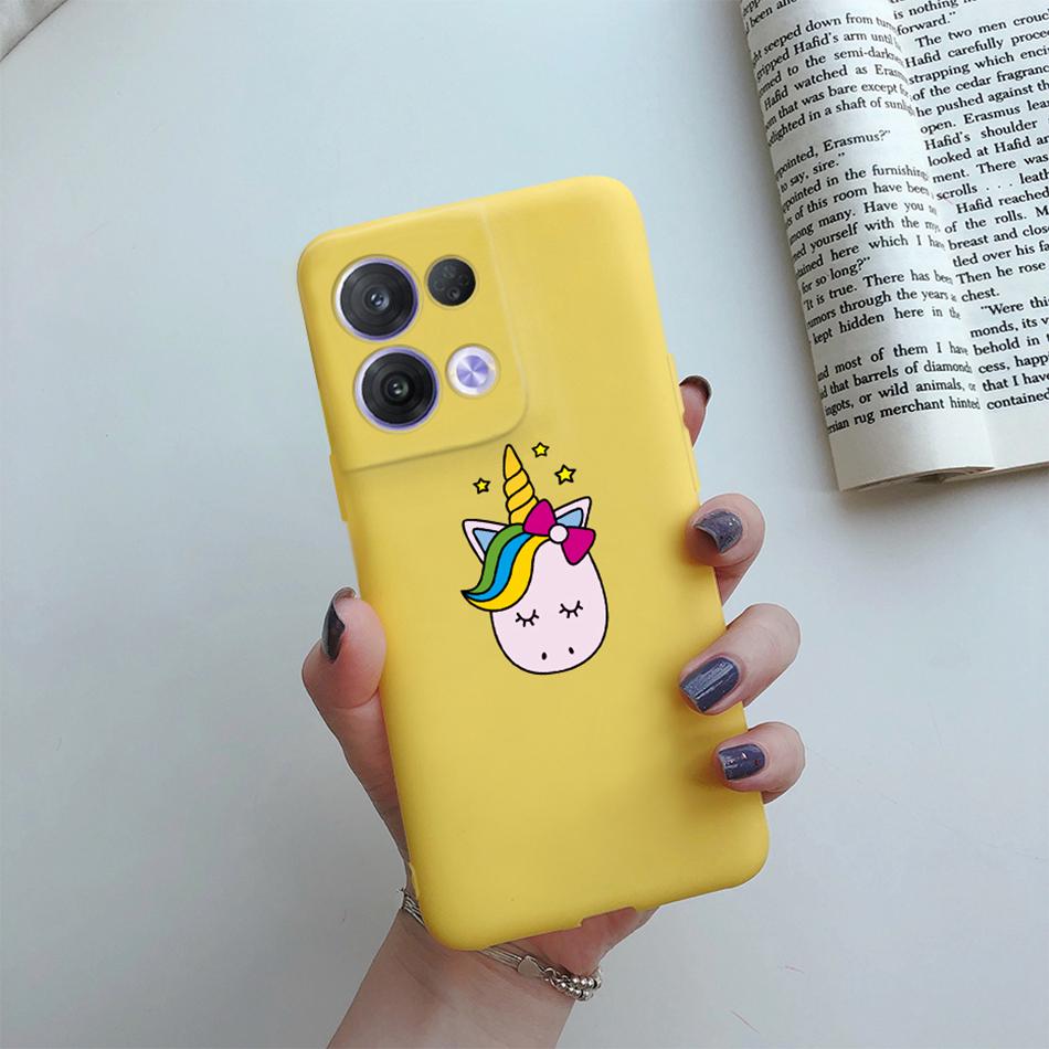 For Oppo Reno 8 Case OPPO Reno 8 Pro Plus Reno8 4G 5G Cover Cute Cactus Cartoon Phone Case Protection Shockproof Soft Back Cover