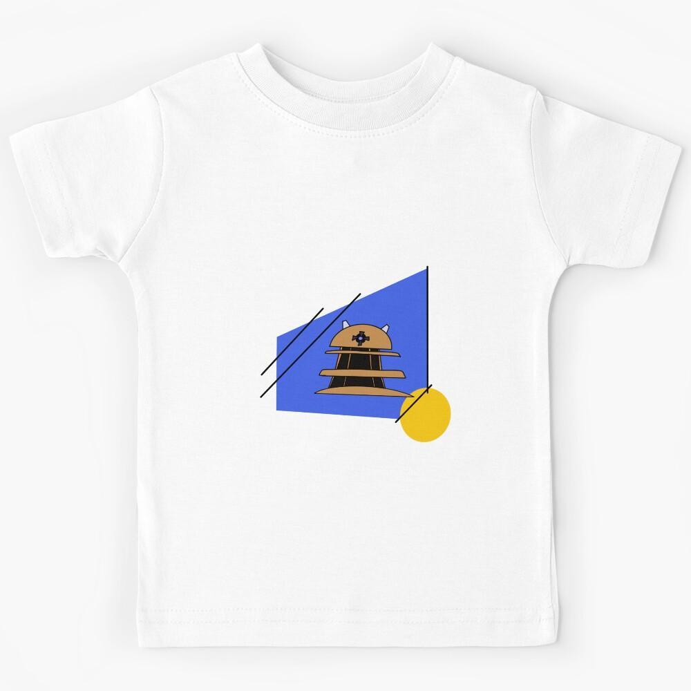 Fun Abstract Doctor Who cartoon Fan Art - Dalek design  Kids T-Shirt 130