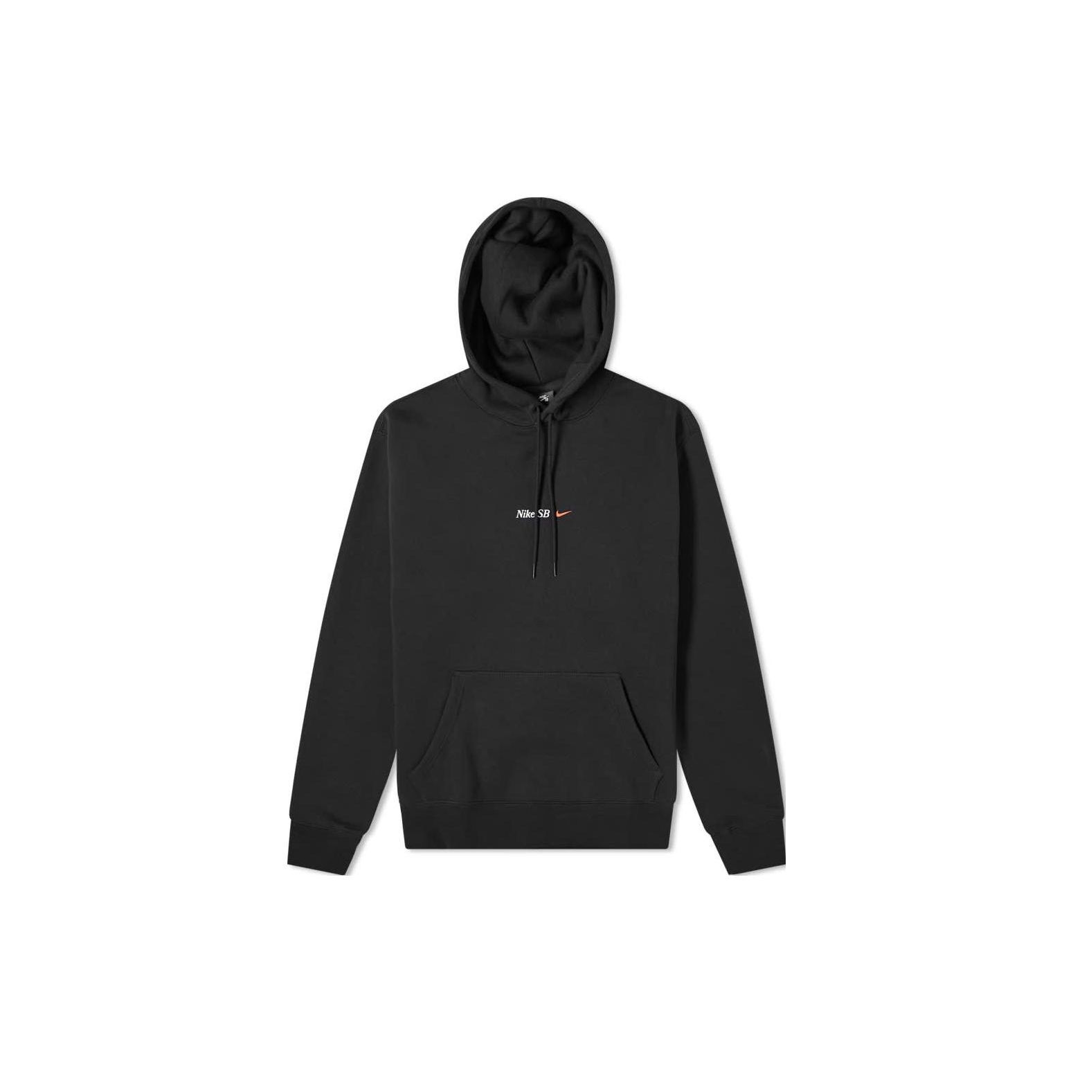 

Nike Logo Print Drawstring Hoodie Men Hoodies Black DD2093-010 XL