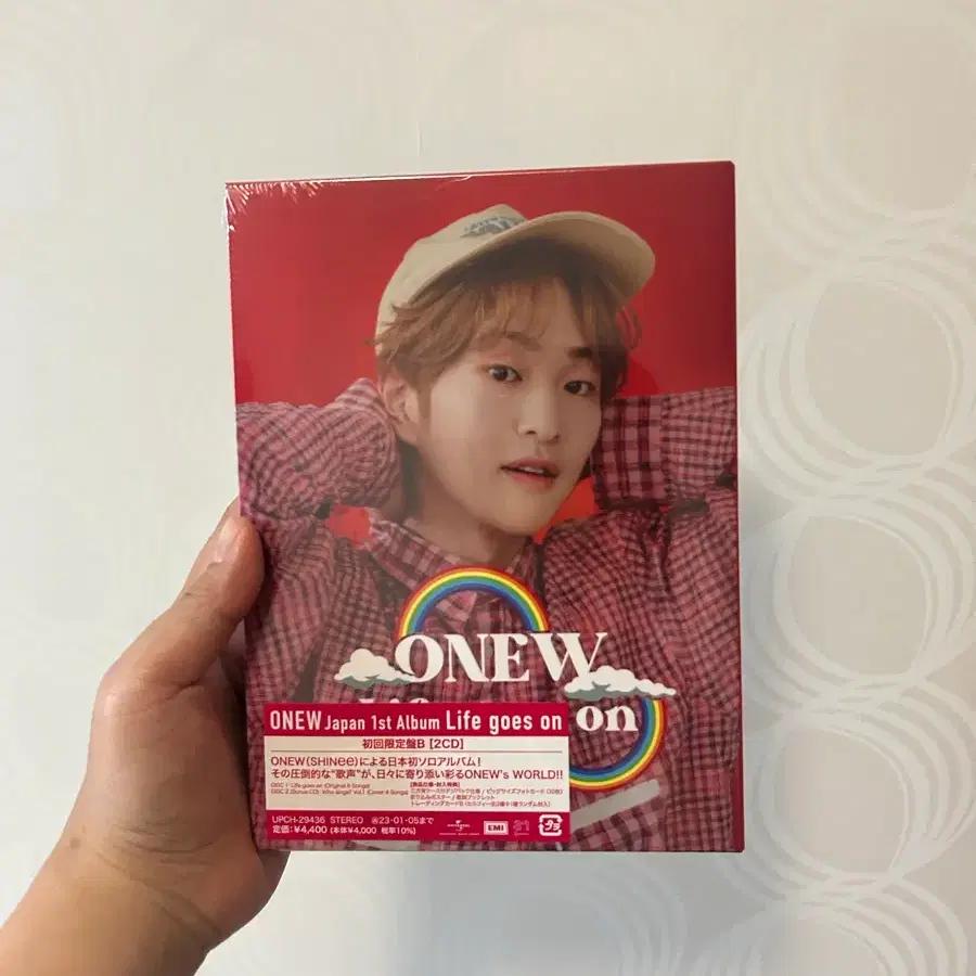 Onew's 1st Japanese Album Life goes on On Standard Edition B sealed