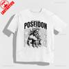 Poseidon TShirt Unisex Greek Mythology Tee Vintage Poseidon TShirt Retro Poseidon Trident Shirt Hip Hop Style Mens Streetwear