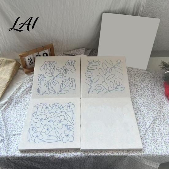 DIY Craft Kit for Adults Floral Punch Needle Kit Beginners Embroidery Flower Stress Relief Handcraft Activity Pattern Stitch Carft Adults Handmade
