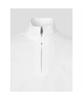 Binpolmen Textured Quarter-Zip Long-Sleeve T-Shirt White