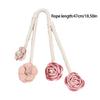 2 Pack Blossom Twist Window Drapery Holdback Clips Elegant Florals Curtain Tiebacks for Bedroom Kids Room Nusery Decors