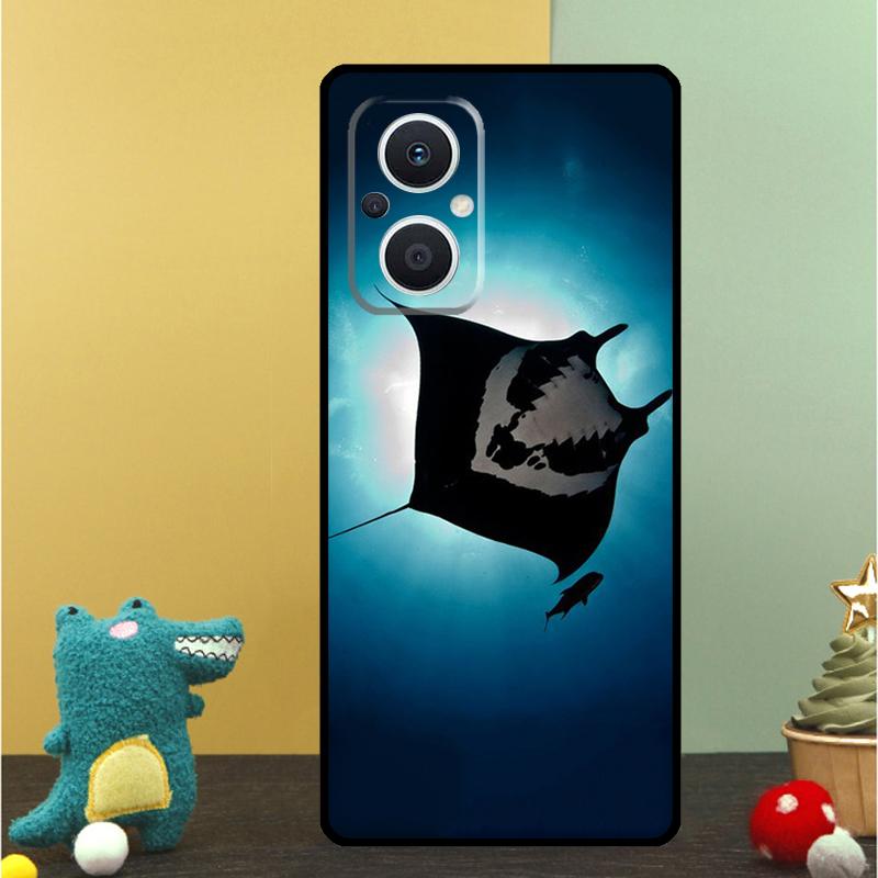 

Чехол с рисунком ската для OPPO Reno 15 Pro 15F 10 11 12 13 13F 14 14F 8 7 Lite 8T OPPO Find X9 X8 X6 Pro OPPO Reno8 Lite