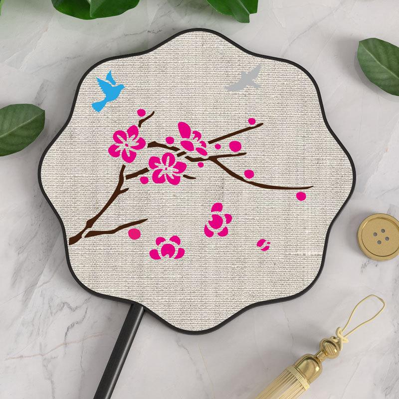 Four Seasons Floral Stencil Set for Kids' DIY Drawing and Journaling