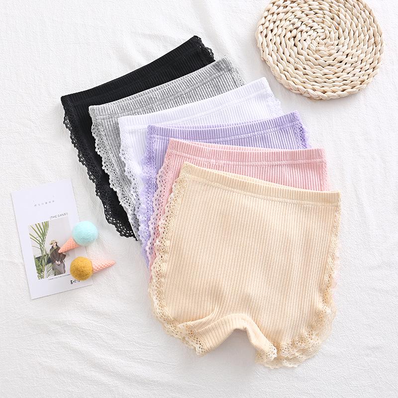 Girls' 2022 Summer Safety Pants - Lightweight, Pure Cotton Underwear for Small To Medium Children