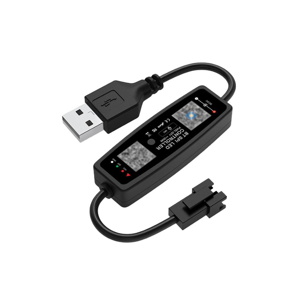 Multicolor Bluetooth LED Dimmer Timer with APP Control and USB Powered Light Strip Controller