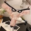 Thong Lace Panties Low Waist Mesh Lace Briefs Sweet Underwear for Women  Girl