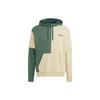 Neo Sweatshirts Men's White Green Hooded Moderate Regular HN4726