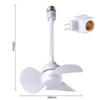 5W Small Cooling Fan E27 Screw Home Ceiling Fan Desktop Electric Fan For Kitchen Bedroom Dormitory Living Room Study Table Fans