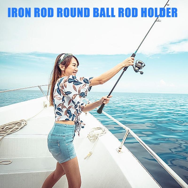 Fishing Rod Butt Cushion Fishing Rod Butt Caps Fishing Rod Holder, Shock Absorption Stand Up Fish Rod Holder for Sea