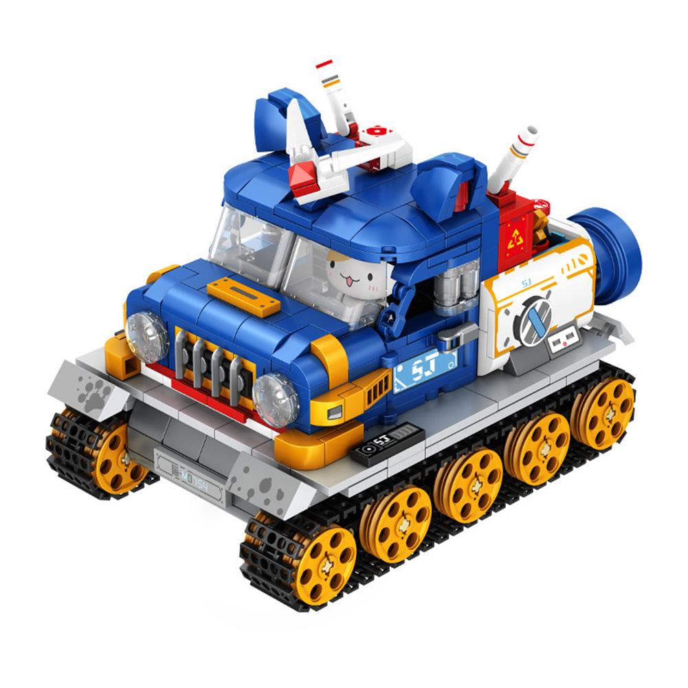 Cat Building Blocks For Kids Cute Cat Streetscape Puzzle Assembling Model Toys Desktop Decoration Birthday Gifts For Girls Boys