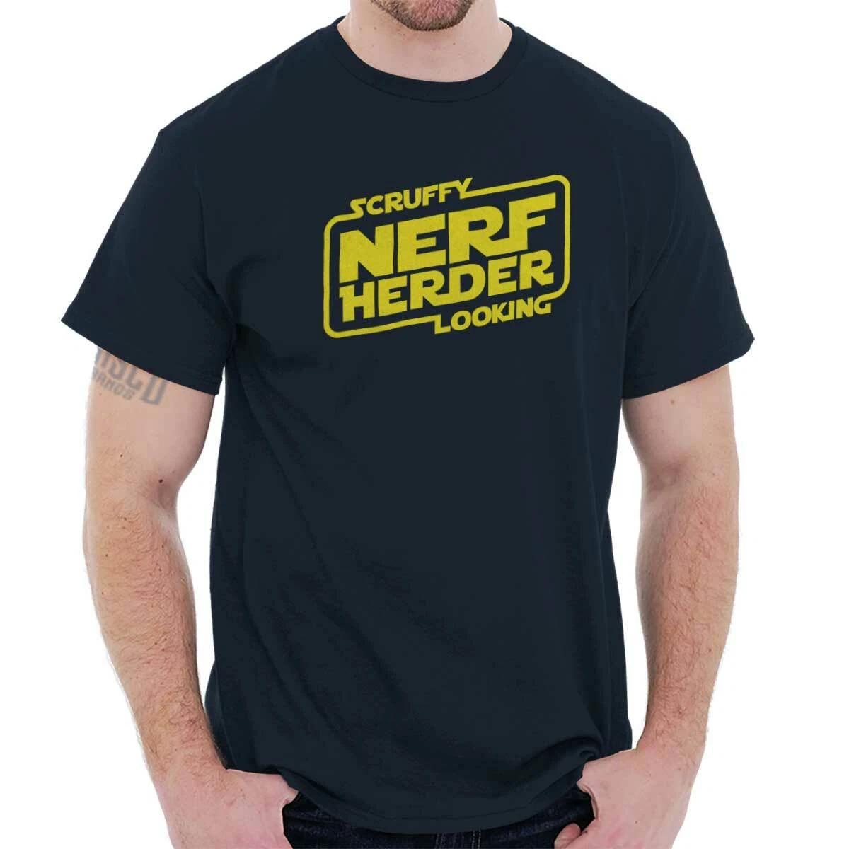 Scruffy Looking Nerf Herder Space War Movie Womens or Mens Crewneck T Shirt Tee S