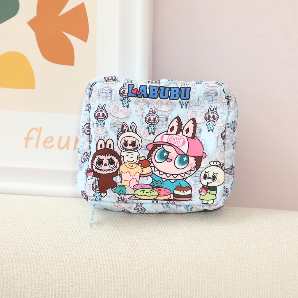 Cute Storage Cartoon Pouch Fabric Sanitary Cosmetics Girls Medicine
