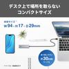 Buffalo USB-A Docking Station 3-Port Hub & Gigabit LAN Adapter