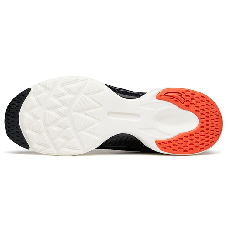 Anta Running Collection Breathable, Lightweight, And Abrasion Resistant Low top Running Shoes Men's Black 112125580-1
