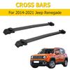 Rack de Teto para Carro para Jeep Renegade 2014-2021 SUV Liga de Alumínio Porta-Bagagens Caiaque Bicicleta Canoas Barras Transversais de Teto Suporte