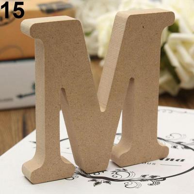 10cm Freestanding A-Z Wood Wooden Letters Alphabet Wedding Birthday Party Diy Home Decor Personalised Name Design Wood Alphabets