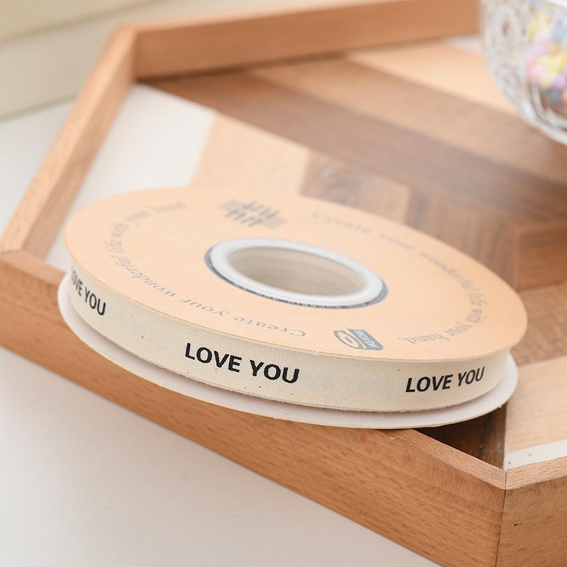 Panglică de Bumbac Englezesc pentru Xiaoqing Literar Proaspăt Buchet Tort & Decorare Cutie Cadou: Panglică Colorată pentru Ambalaj DIY