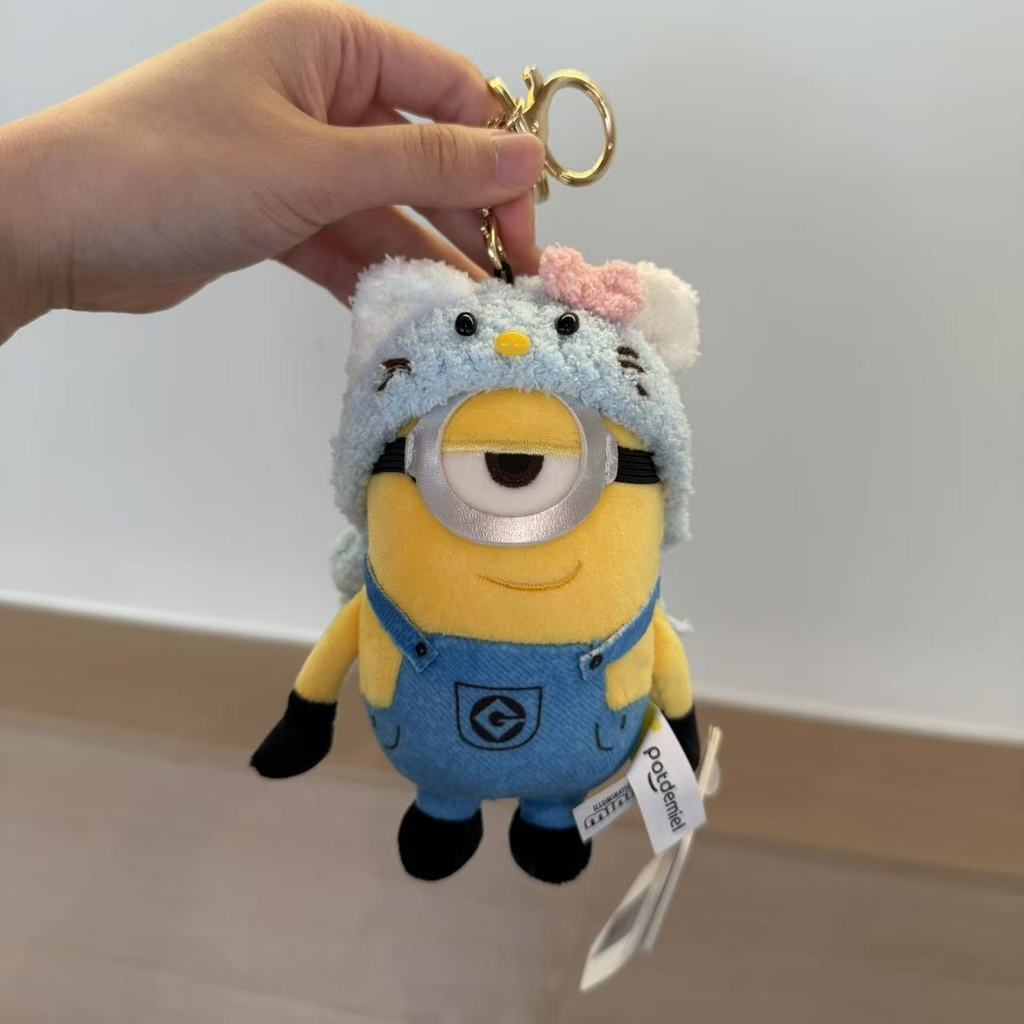 Minions And Monsters Plush Keychain Toy With Cartoon Style For Kids And Collectors