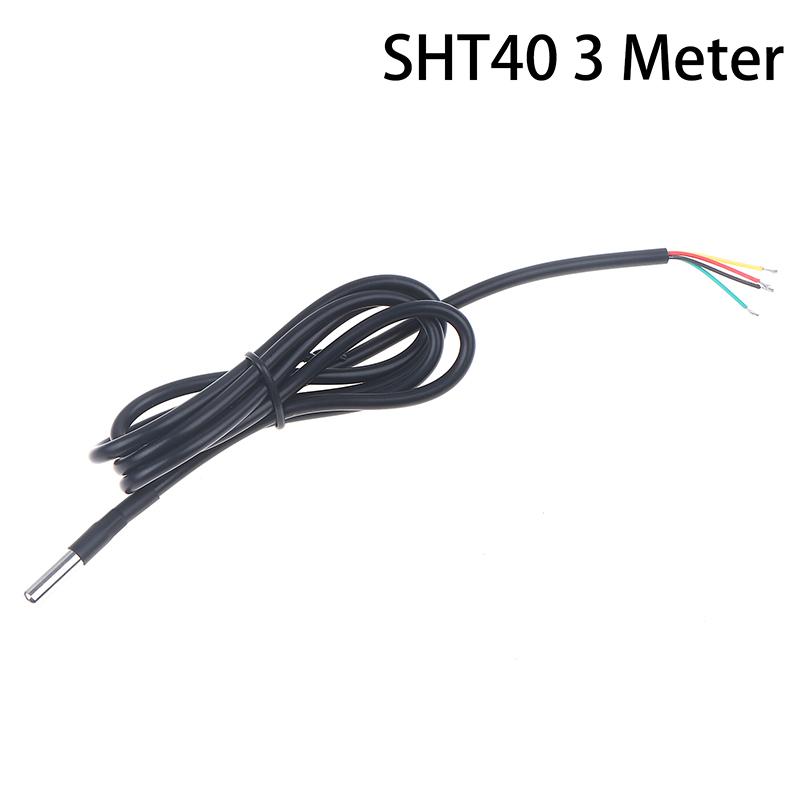 1Pcs Waterproof Stainless Steel IIC Module Digital I2C Probe 1/2/3 Meters SHT20 SHT30 SHT40 Temperature And Humidity Sensor