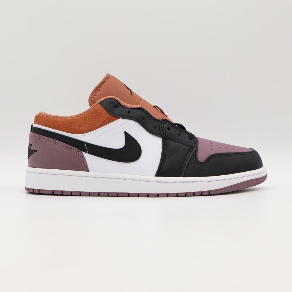 FB9907-102 Nike Air Jordan 1 Low SE White Sky J Orange Sky J Mauve Black (Men's)