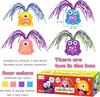 Funny Hair Pulling Fidget Screaming Monster Toys Anti Worry Venting Novelty Toy Different Screams Made by Hair Pulling