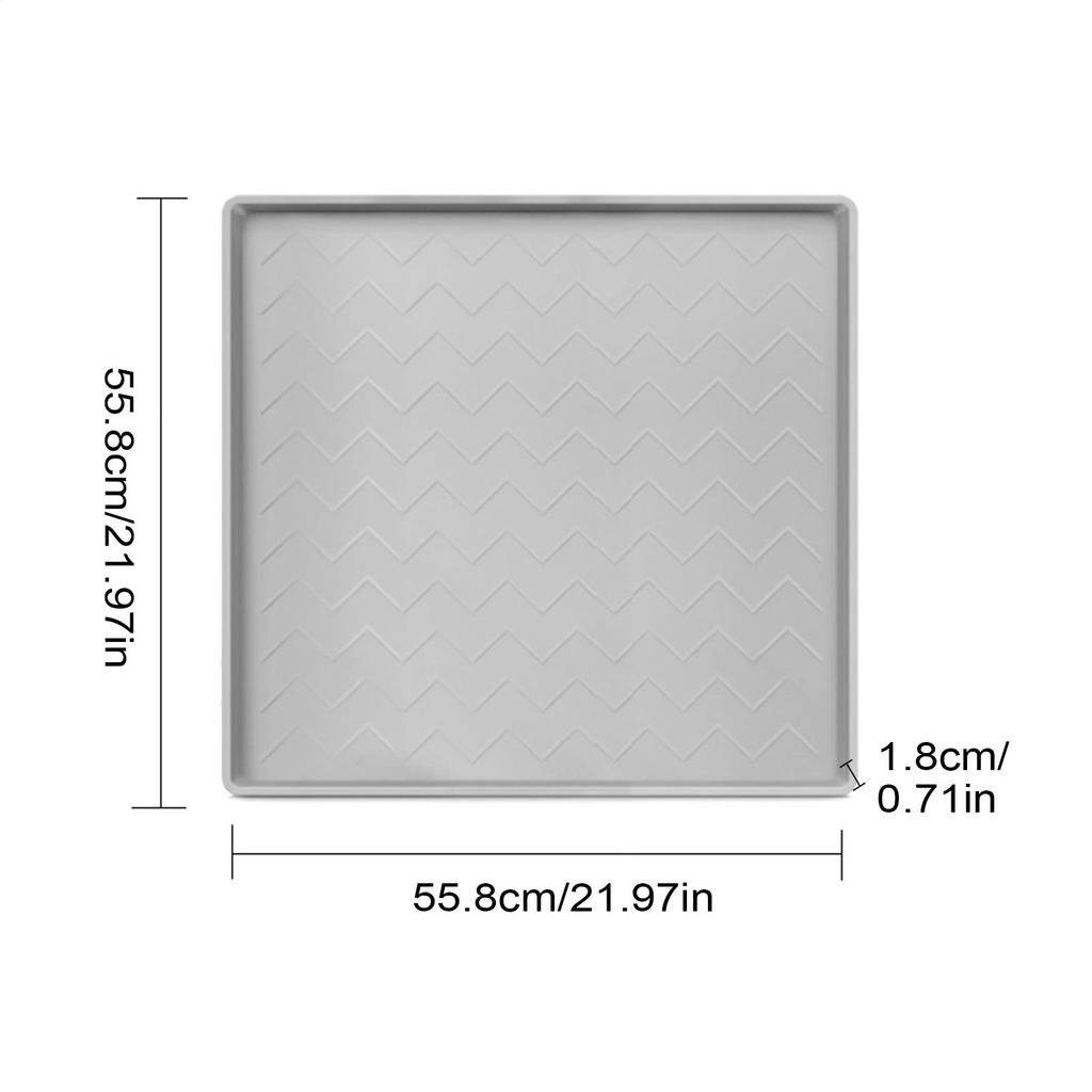 Air Conditioner Drain Pan Portable Air Conditioning Drainage Drip Tray Conditioner Drain Storage Tray Durable Metal AC Tray Pad