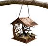 Bird Feeders For Outside Rainproof Large Capacity Feeding Dispenser Hangable Bird Feeder For Patio Lawn Backyard Balcony