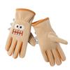 Children's Warm Gloves for Autumn and Winter  Five Fingered Fleece for Cold Protection Cute Cartoon  Student Outdoor Snow Play Ollie Fleece Gloves