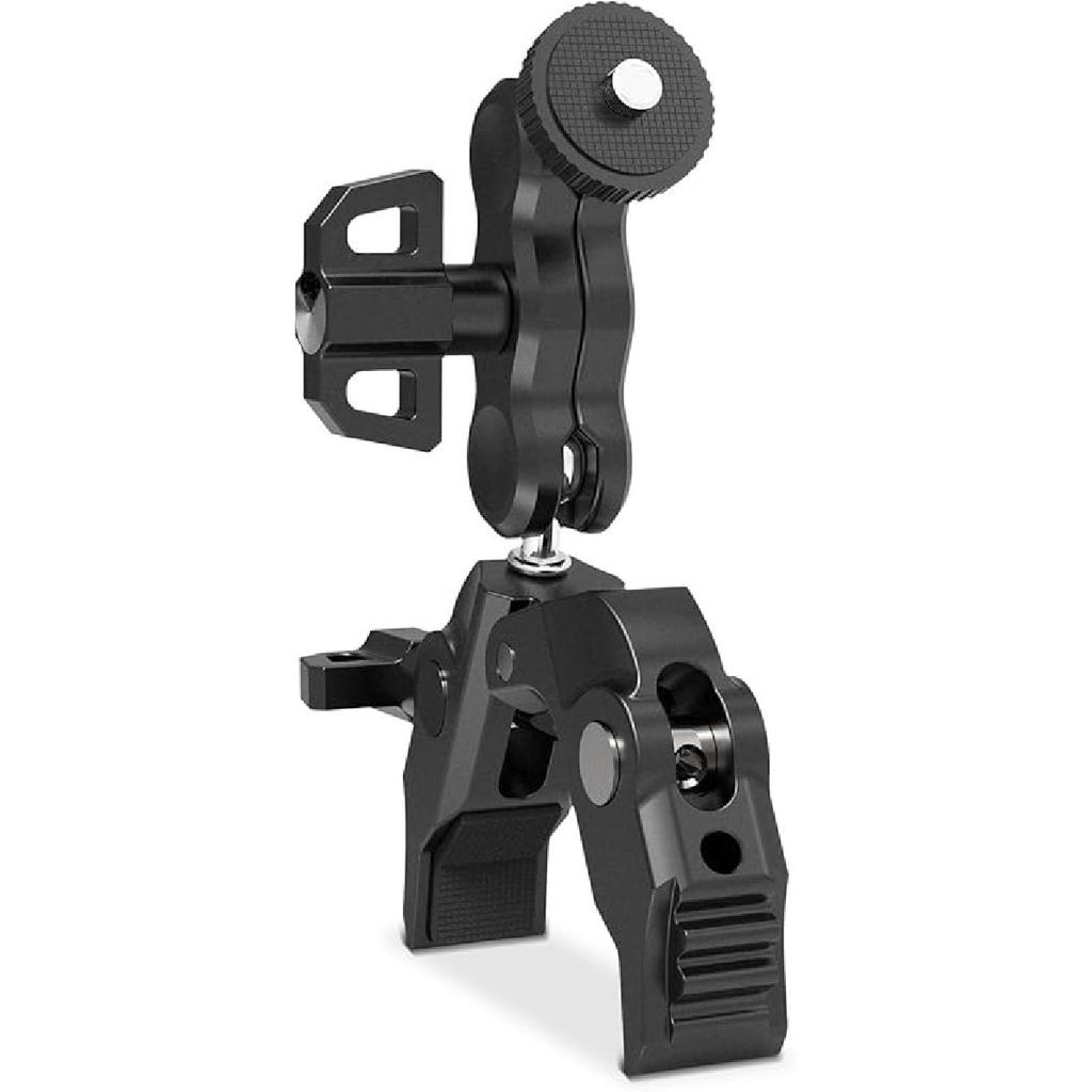 NEEWER Super Clamp with Ballhead Magic Arm, Cold Shoe, Phone/Action Camera Mount Adapter Compatible with SmallRig GoPro DJI