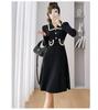 Elegant French Chic Knit Dress for Women - New Autumn/Winter Arrival, Perfect As a Base Layer or Inner Wear, Pairs Well with Coats.