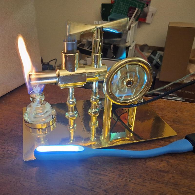 Stirling Engine Generator Physics Experiment Science Popularization Steam Engine Scientific Production Model