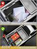 Civic FL1 AT Car Console Box Center Console Box Tray Armrest Box Honda Civic 11th Generation FL Model AT Front Console Console Tray Car Interior
