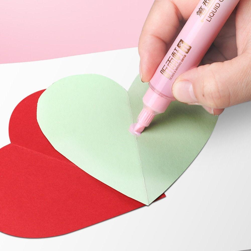Pen Shape Dot Glue Pen High Viscosity Glue Dispensing Pen Double Sided Adhesive Stationery