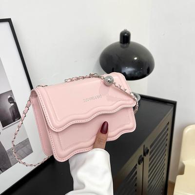 Chain Small Square Bag 2025 Spring New Niche Design Stylish and Simple Underarm Shoulder Bag Casual Crossbody Women's Bag