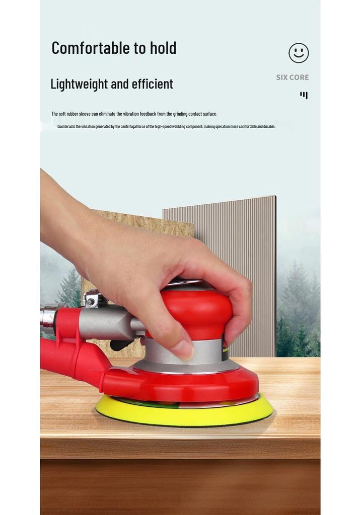 Gaobao 5-Inch Pneumatic Vacuum Sander & Polisher