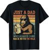 Bigfoot Dad: The Legend Who Always Returns with the Milk T-Shirt