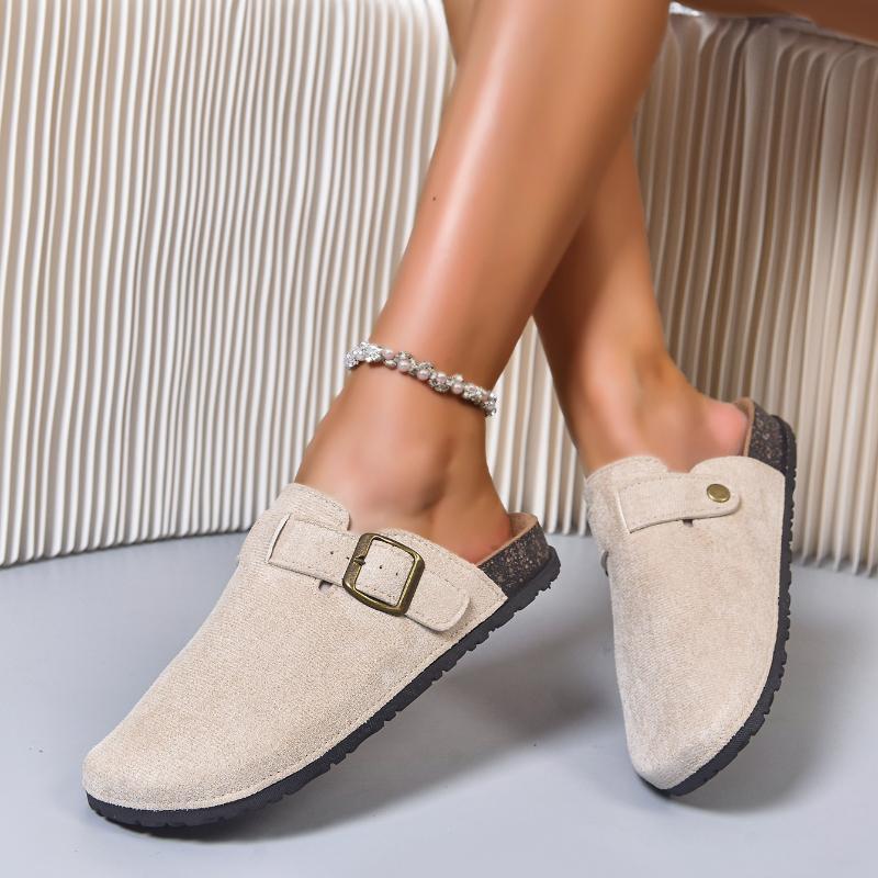 Women Slippers Trend Baotou Slides Women Summer All-Match Sandals Buckle Platform Slippers Women Beach Outdoor Shoes