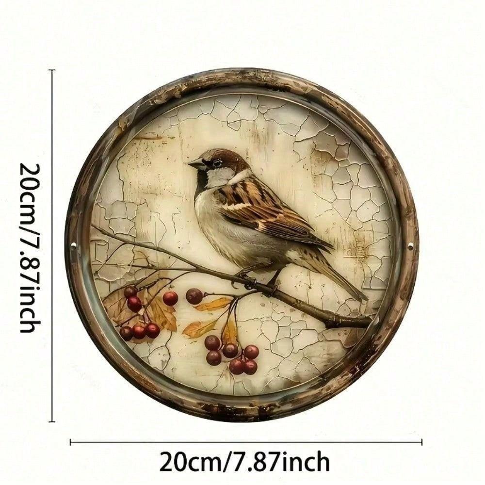 Tin Sign Wall Art Metal Painting 20x20cm Home Decor Vintage Rustic