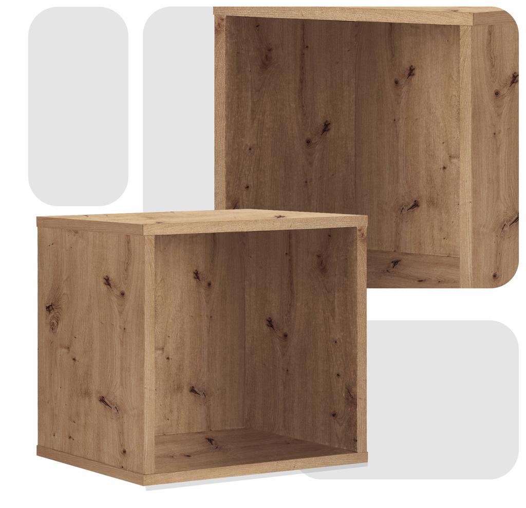 Regał półka organizer pojemnik stojak na płyty winylowe segregatory Cubo 1