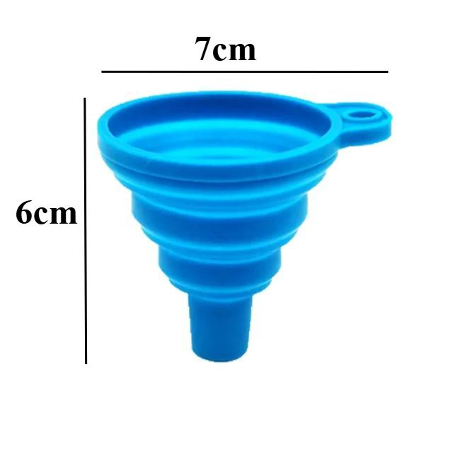 Imbuto universale pieghevole in silicone per olio motore e liquido lavavetri: portatile, flessibile e ideale per la manutenzione dell'auto